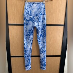 Goldsheep Blue Tie-Dye Leggings Soft Stretch